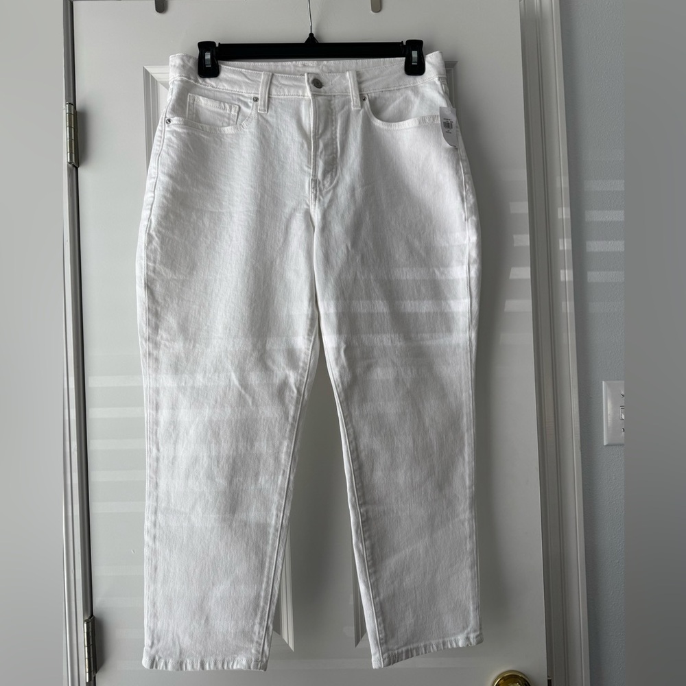 NWT! 🔖Old Navy OG Straight White Denim Jeans | Size 12P